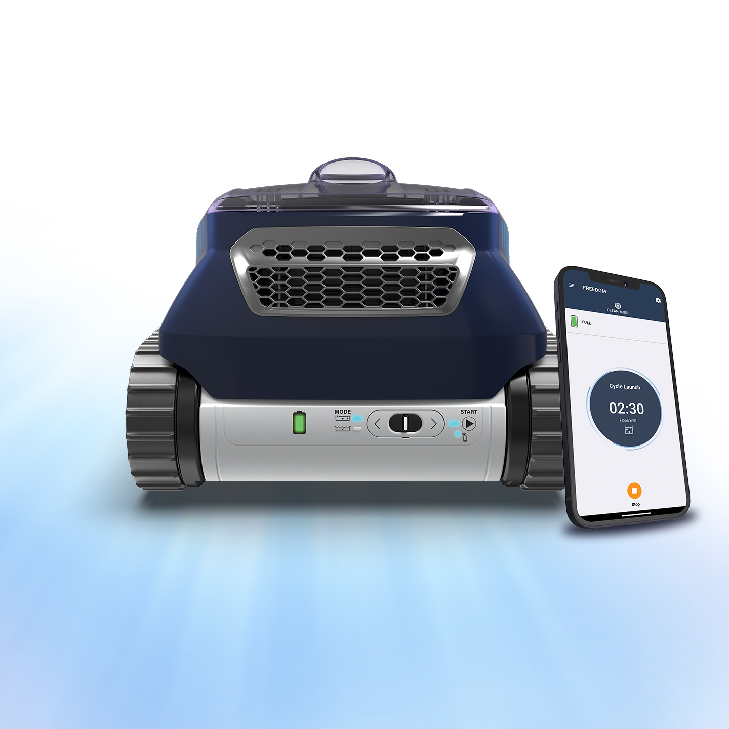 Polaris Freedom, Cordless Robotic Cleaner, Cable-free, pool cleaning, robotic pool vacuum