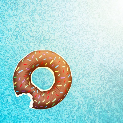 AquaProducts Placeholder Image - Bitten Donut Pool Floatie