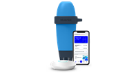 BlueRiiot Smart Water Analyzer Product Photo with mobile application