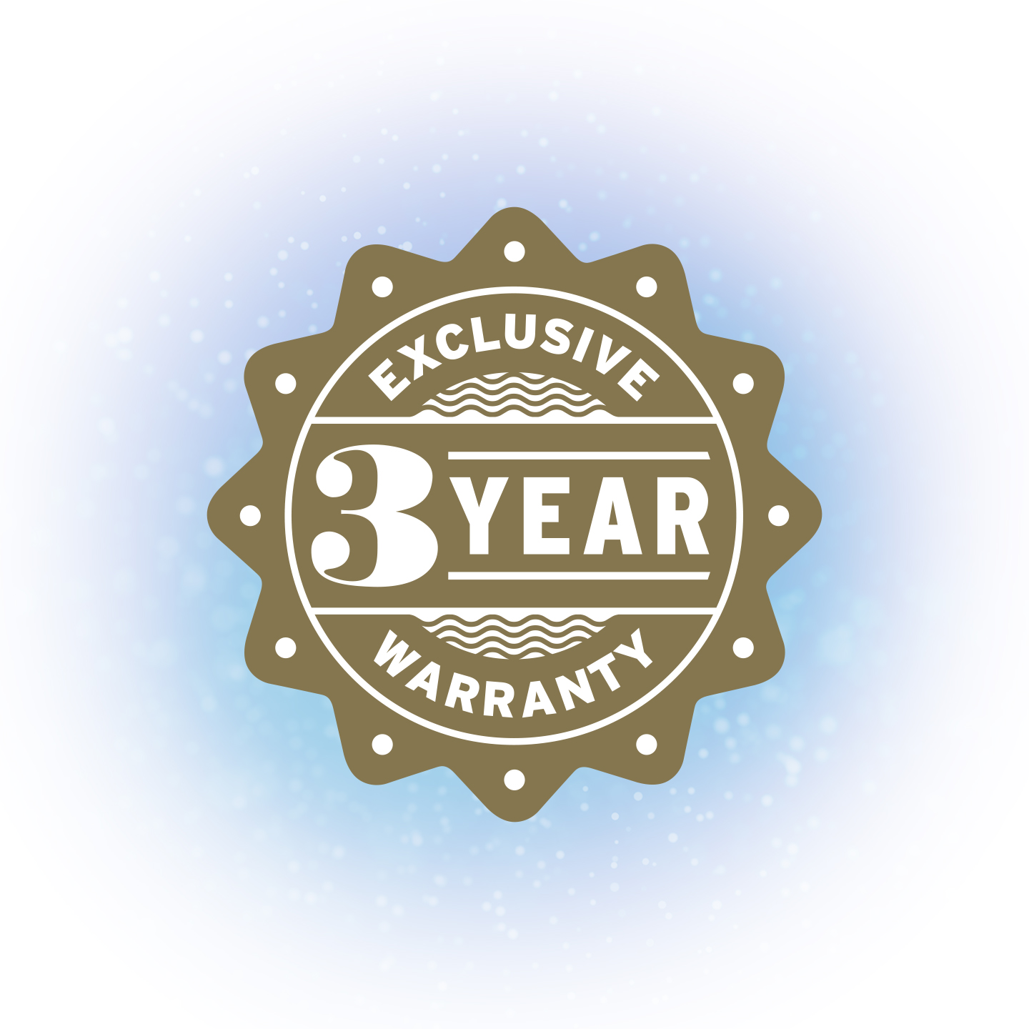 Polaris 3 Year Warranty Badge
