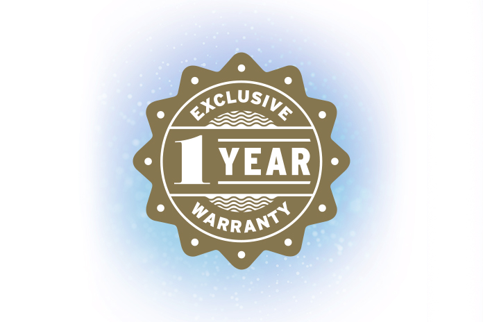 One-Year Exclusive Warranty Badge