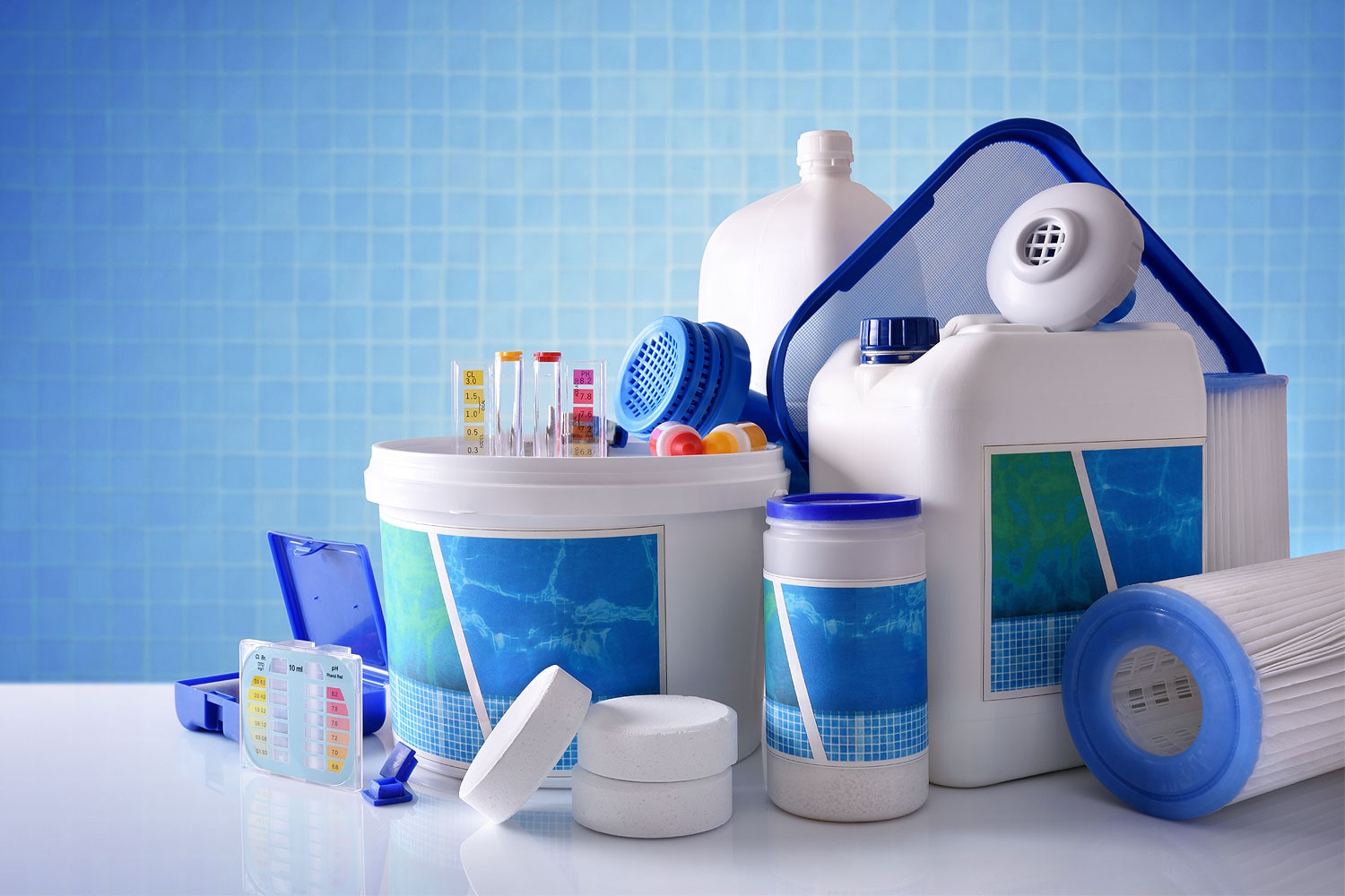 Storing Pool Chemicals Image